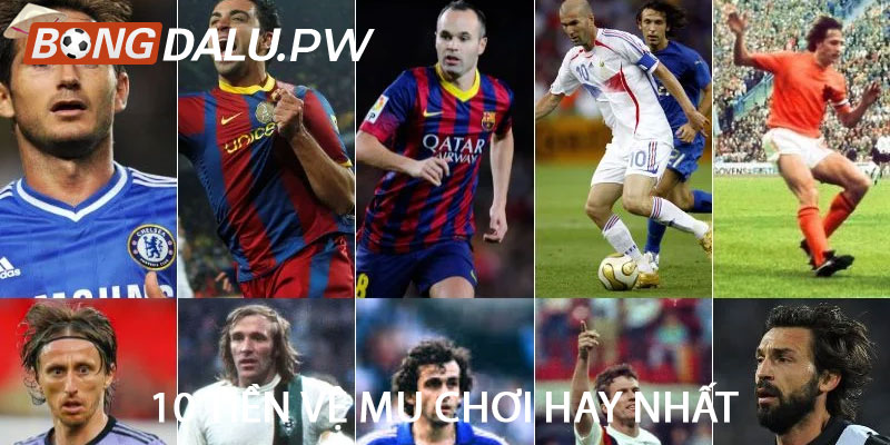 10 tiền vệ MU chơi hay nhất