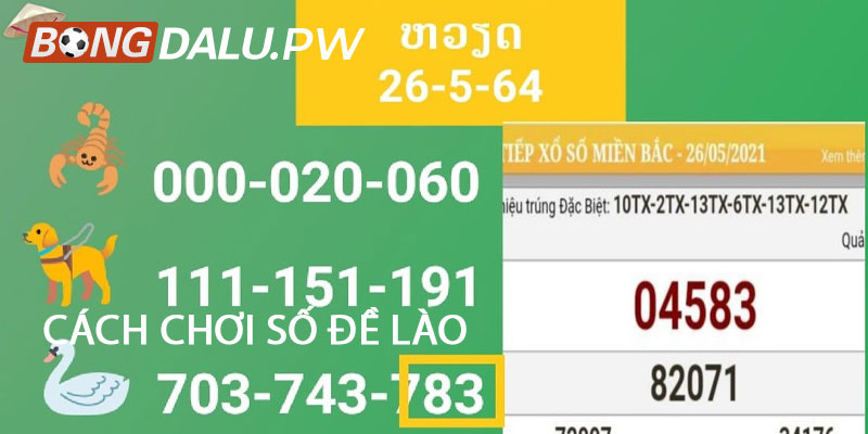 cách chơi số đề Lào